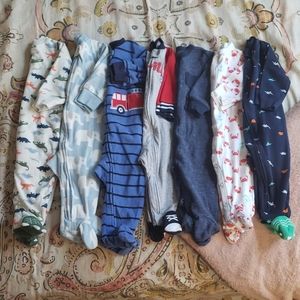 Carters Baby Boy One Piece Footsie Bundle